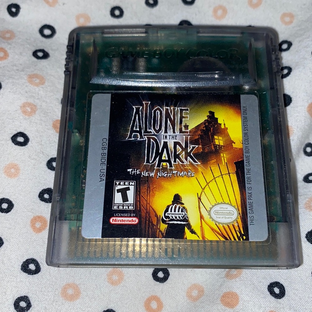 Alone in the Dark The New Nightmare Gameboy Colour GBC